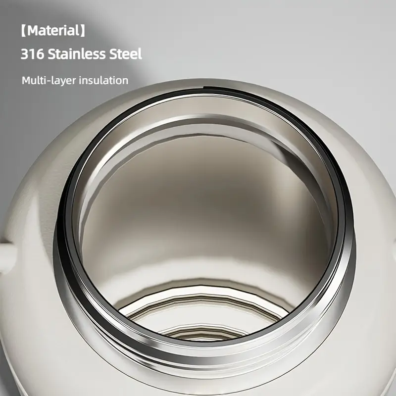 6cp Dual-drink Cup, Insulated Water Bottle, Stainless Steel Non-Slip Pop-Up Water Cup, Outdoor Gym Sports Fitness Supplies