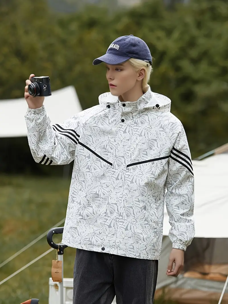 Outdoor Punch Jacket, Casual Fashion Outdoor Jacket Sportswear With Detachable Hat, Women Running Coat