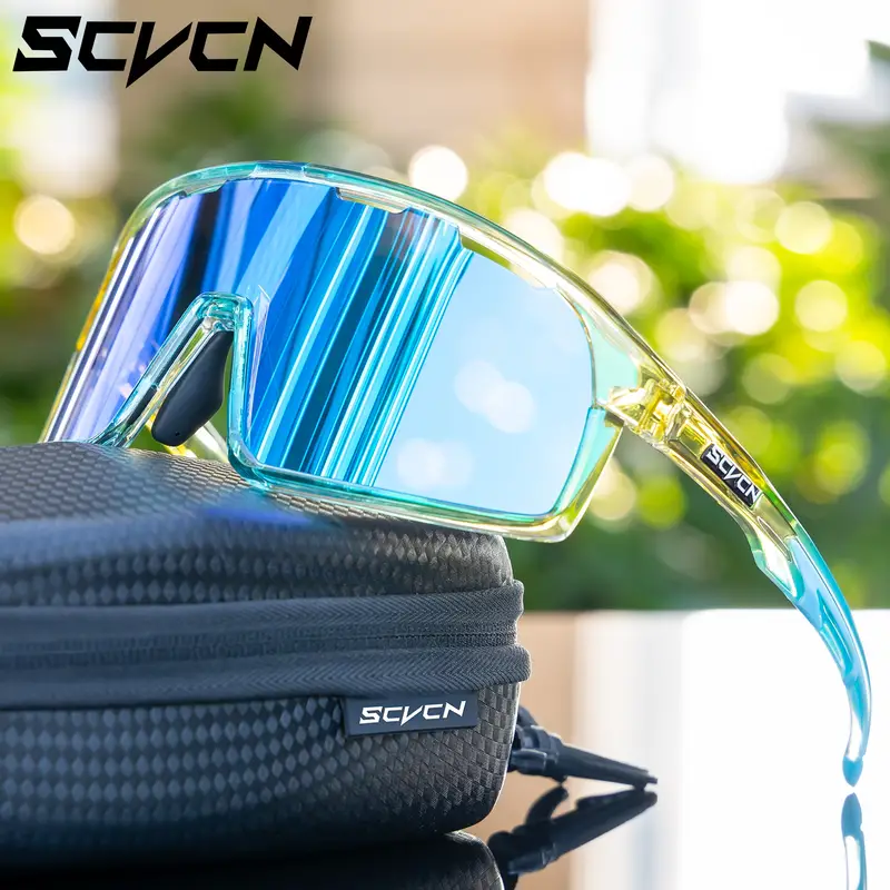 ProShield Sports Wraparound Sunglasses - Ultimate Outdoor Eye Protection for Men and Women, Unobstructed Peripheral Vision, Windproof, Dustproof, Debrisproof - Perfect for Fishing, Bike Cycling, MTB, Mountain Bike, Bicycle Riding, Driving, Hiking, Golf, B