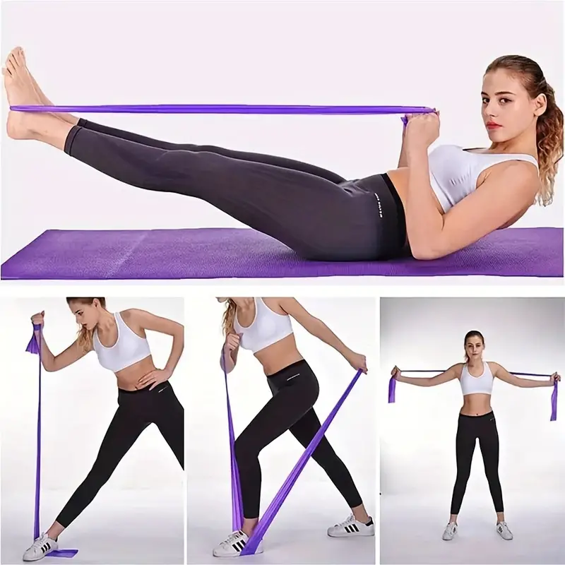 3pcs Resistance Band for Yoga, Pilates, and Stretching - Improve Flexibility and Build Strength at Home Gym