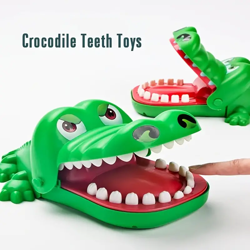 Baike Crocodile Teeth Toys, Game For Kids, Alligator Biting Finger Dentist Games Funny, For Party And Children Game Of Luck, Pranks Kids Toys Halloween/Christmas Gift