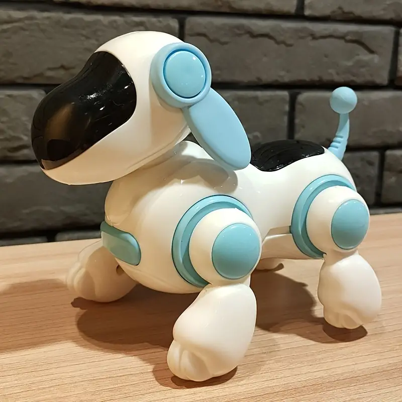 Electric Walking Mechanical Dog Toy Simulation Meeting, Calling, Moving, Music, Lighting, Intelligent Puppy Toy, Children's Electric Singing Dog Gift, Choice For Parent-child Companionship And Growth