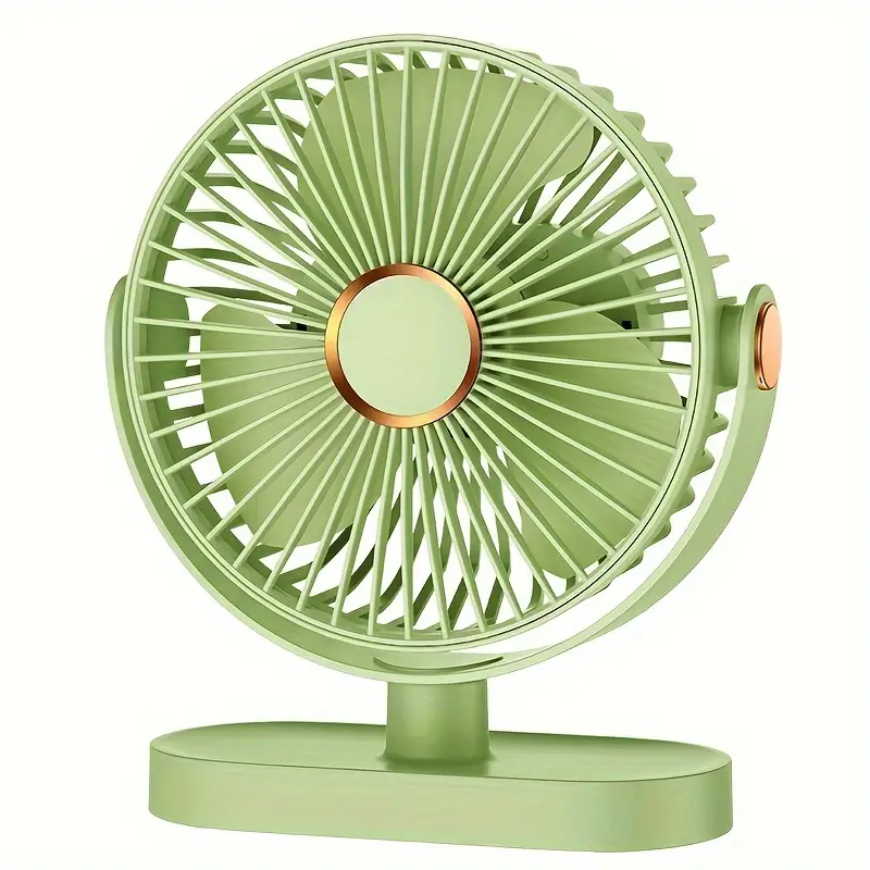 Upgraded Camping Mini Fan, Portable Personal Fan with LED Lights, 3000mah 5-Speeds 360° Rotating Silent Fan, USB Recharg with Hook, For Office, Home, Travel, Outdoor, Camping, Car Seat, Crib, Travel - Summer Gift