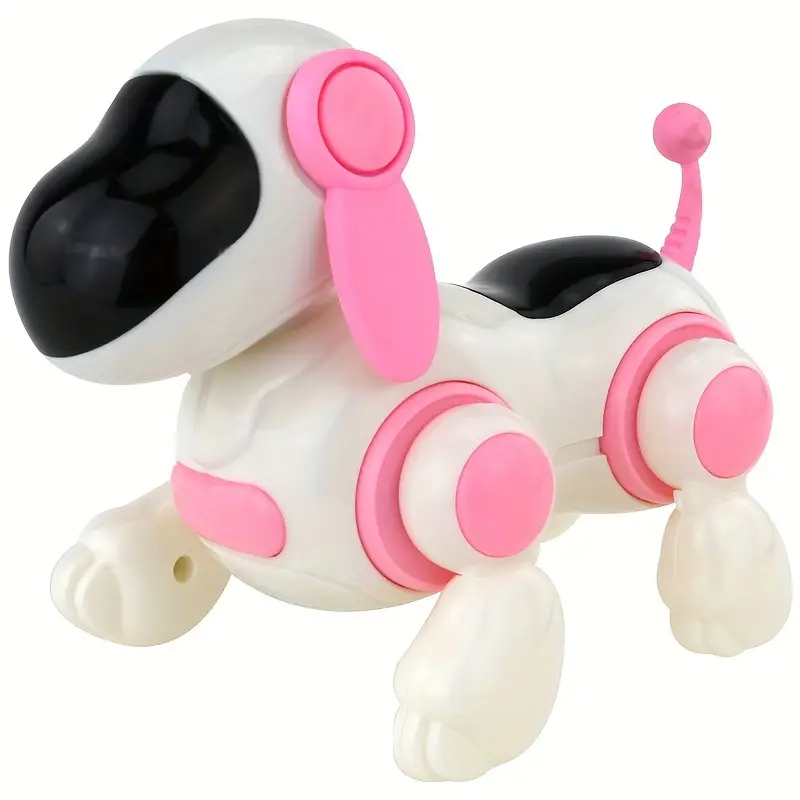 Electric Walking Mechanical Dog Toy Simulation Meeting, Calling, Moving, Music, Lighting, Intelligent Puppy Toy, Children's Electric Singing Dog Gift, Choice For Parent-child Companionship And Growth