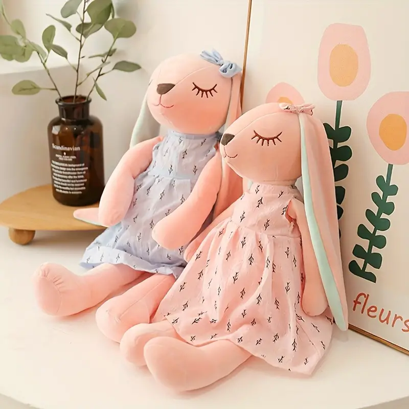 Baikq 13.78inch Cute Bunny Plush Toy Doll - Stuffed Animal For Kids Christmas Gifts Teenager Stuff