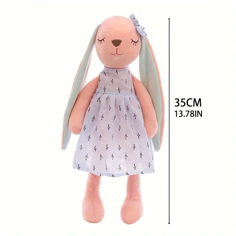 Baikq 13.78inch Cute Bunny Plush Toy Doll - Stuffed Animal For Kids Christmas Gifts Teenager Stuff