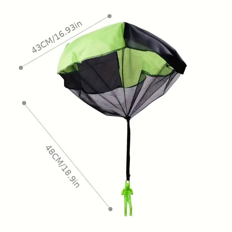 1pc Hand Throws A Parachute Toy Soldier Parachute Outdoor Toys 15.5CM