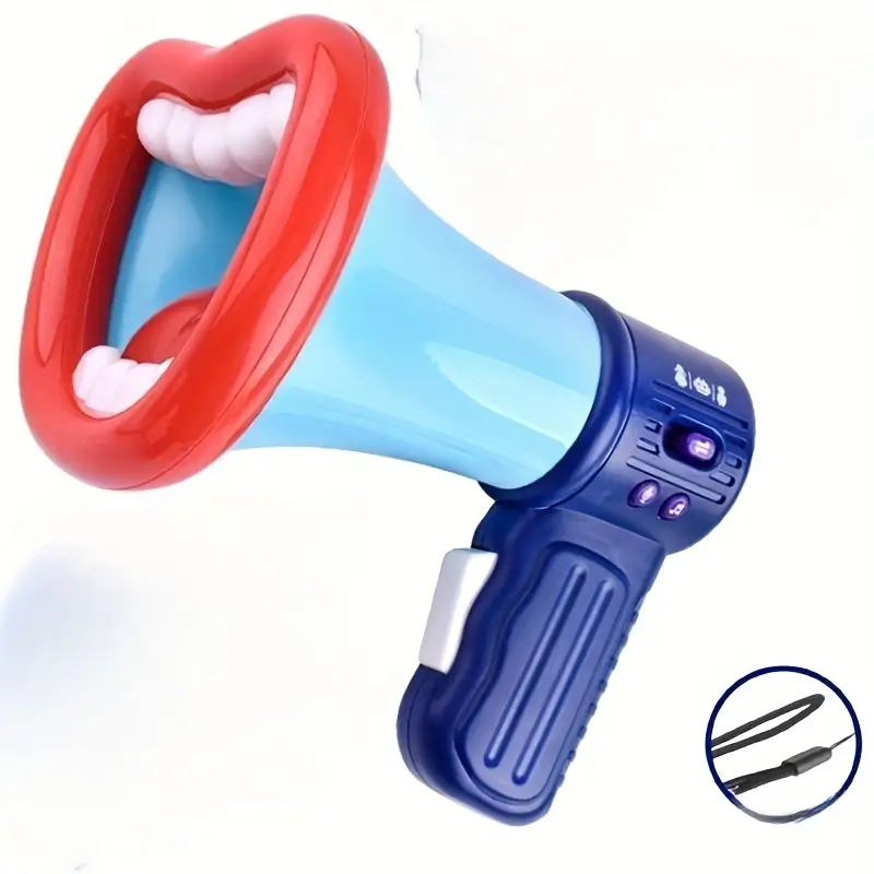 Baikm Funny Sound Changer, Creative Funny Handheld Amplifier, Upgraded Multi-channel Music Sound Changer Horn Toy