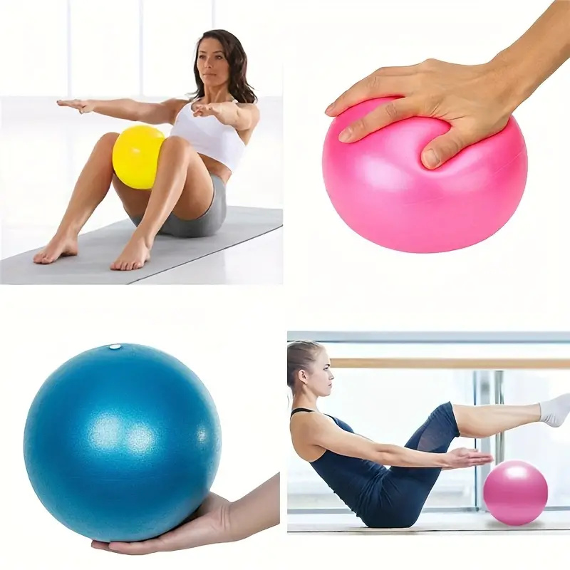 1pc Premium Yoga & Fitness Ball - Durable, Anti-Slip, Enhanced Stability for Versatile Workouts - Perfect for Home Gym, Pilates and Core Training