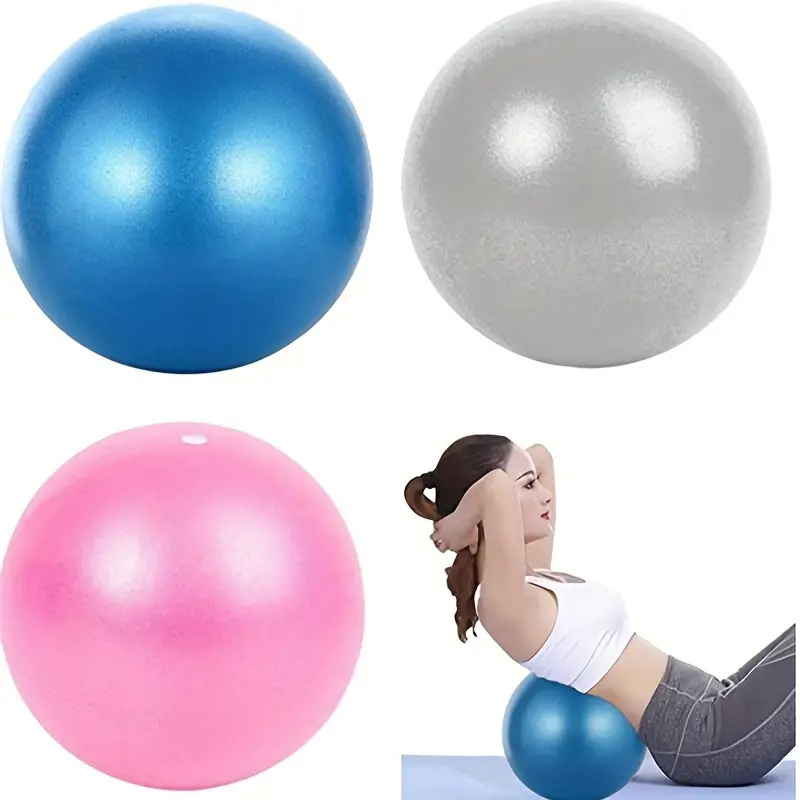 1pc Premium Yoga & Fitness Ball - Durable, Anti-Slip, Enhanced Stability for Versatile Workouts - Perfect for Home Gym, Pilates and Core Training