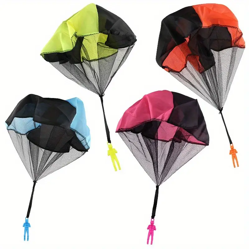 1pc Hand Throws A Parachute Toy Soldier Parachute Outdoor Toys 15.5CM