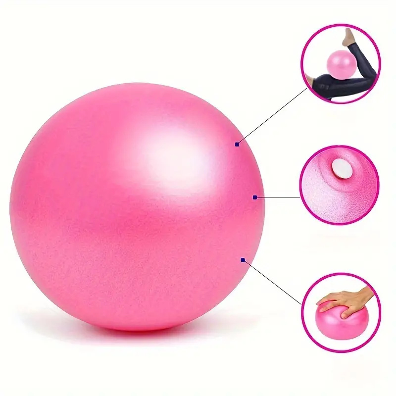 1pc Premium Yoga & Fitness Ball - Durable, Anti-Slip, Enhanced Stability for Versatile Workouts - Perfect for Home Gym, Pilates and Core Training