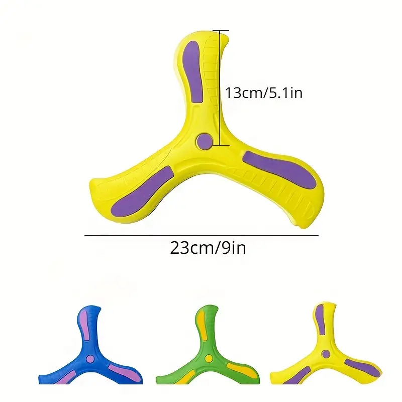 Outdoor Boys And Girls Three-leaf Boomerang Family Sport Educational UFO Toy