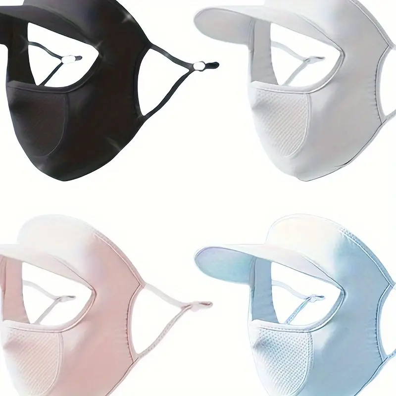 4pcs Summer face sun protection mask breathing mask