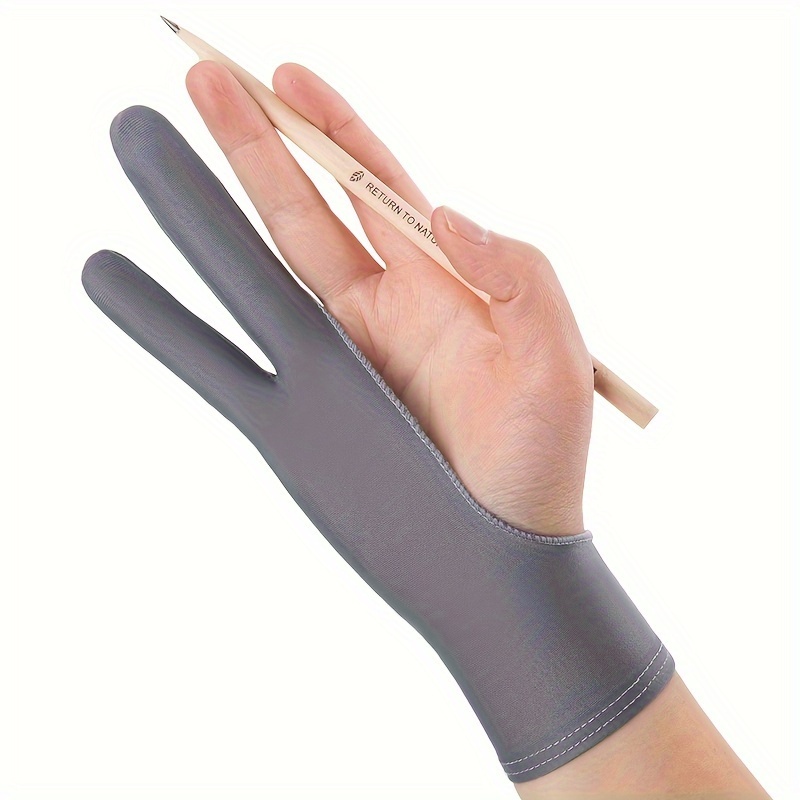 Artist's Comfort Drawing Glove – Smooth Glide, Breathable Knit, Anti-Fouling, Easy-Care Polyamide Fabric