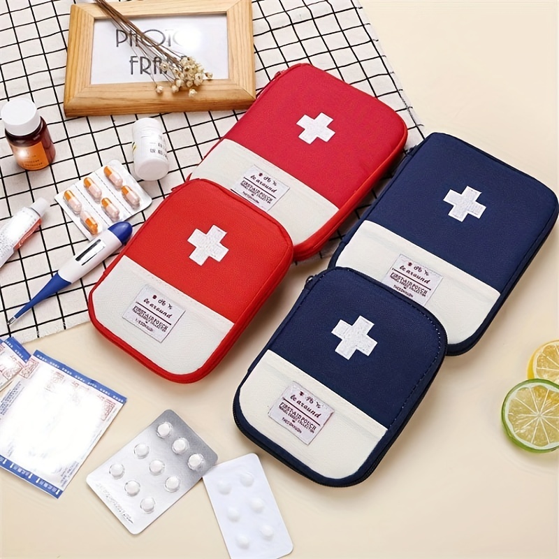 1pc Portable First Aid Medical Pouch: The Perfect Survival Pill Bag for Outdoor Camping, Travel & Emergency - Perfect Father's Day/Christmas Birthday Gift!