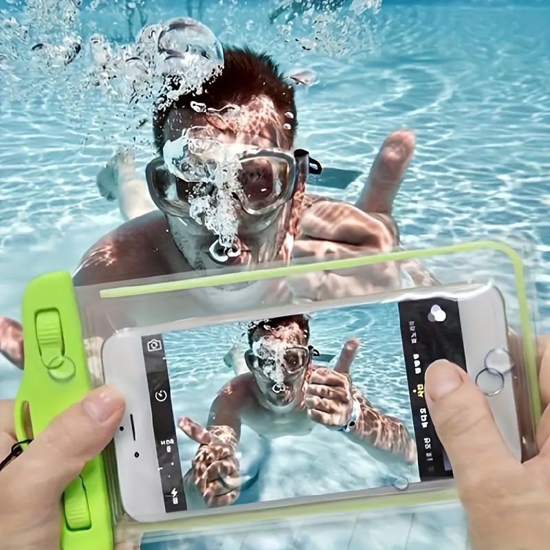 1pc Oversized Waterproof Phone Bag - Completely Waterproof, Protect Your Smartphone Underwater, Perfect for Swimming, Surfing, Rafting, Beach and Water Sports - Durable PVC Material, Ramadan Festival Essential