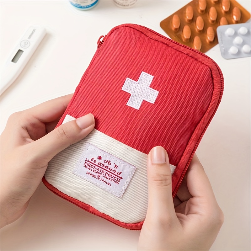 1pc Portable First Aid Medical Pouch: The Perfect Survival Pill Bag for Outdoor Camping, Travel & Emergency - Perfect Father's Day/Christmas Birthday Gift!