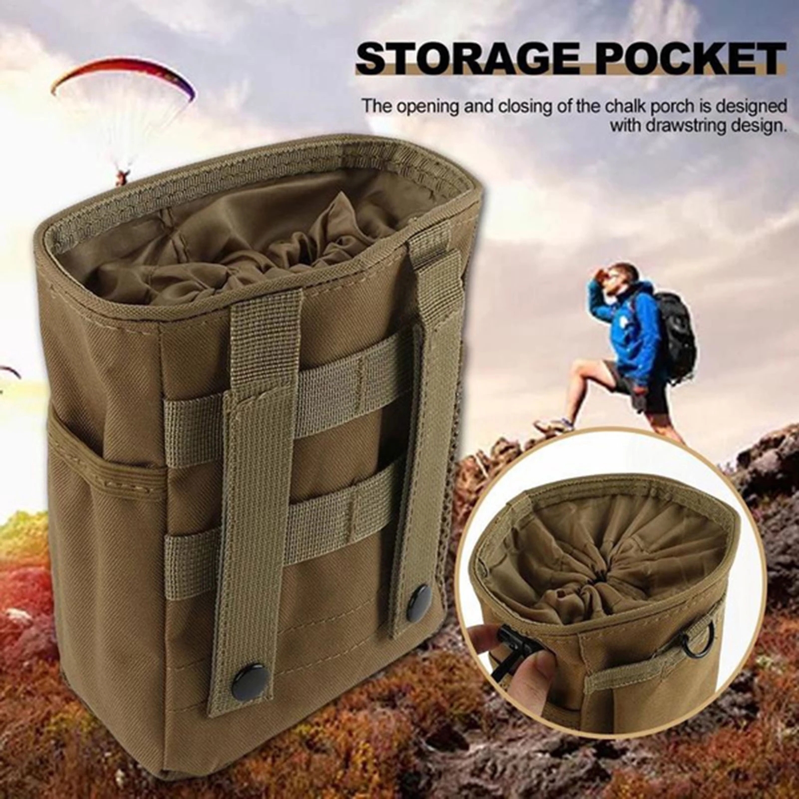 Durable All-Purpose Tactical Waist Pack - Sports Fanny Bag with Secure Mobile Pouch for Hands-Free Outdoor Adventure