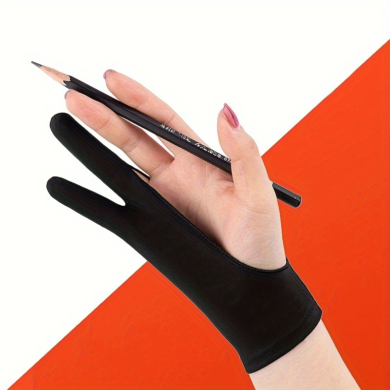 Artist's Comfort Drawing Glove – Smooth Glide, Breathable Knit, Anti-Fouling, Easy-Care Polyamide Fabric