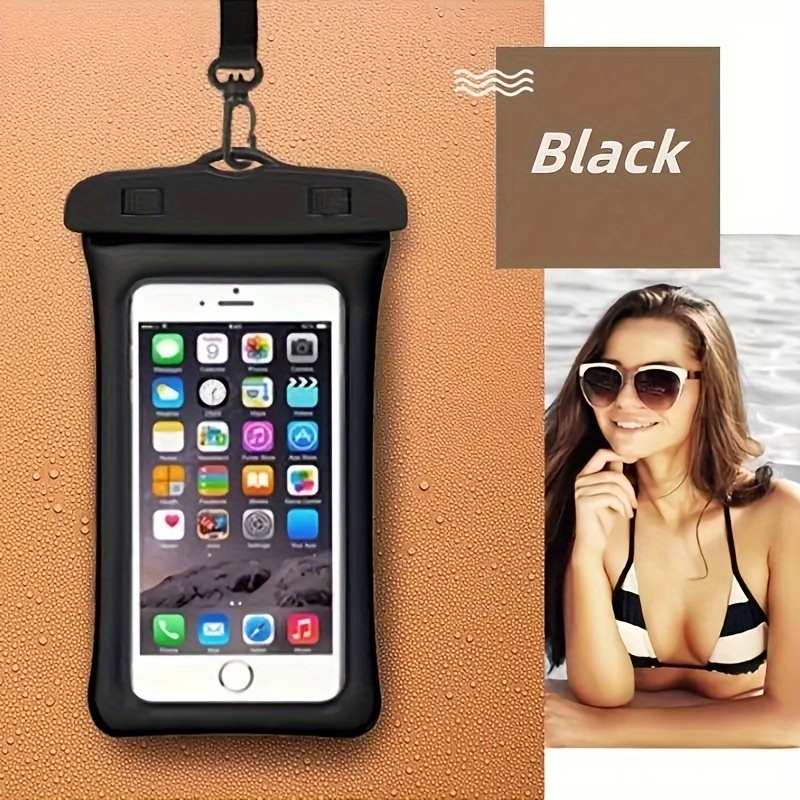 1pc Oversized Waterproof Phone Bag - Completely Waterproof, Protect Your Smartphone Underwater, Perfect for Swimming, Surfing, Rafting, Beach and Water Sports - Durable PVC Material, Ramadan Festival Essential