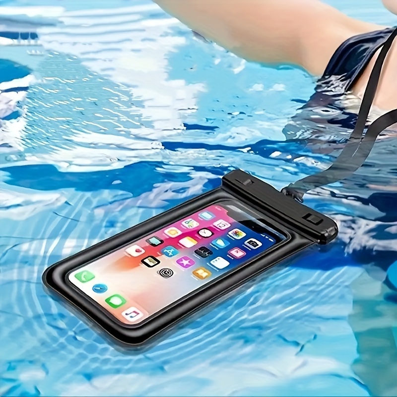 1pc Oversized Waterproof Phone Bag - Completely Waterproof, Protect Your Smartphone Underwater, Perfect for Swimming, Surfing, Rafting, Beach and Water Sports - Durable PVC Material, Ramadan Festival Essential