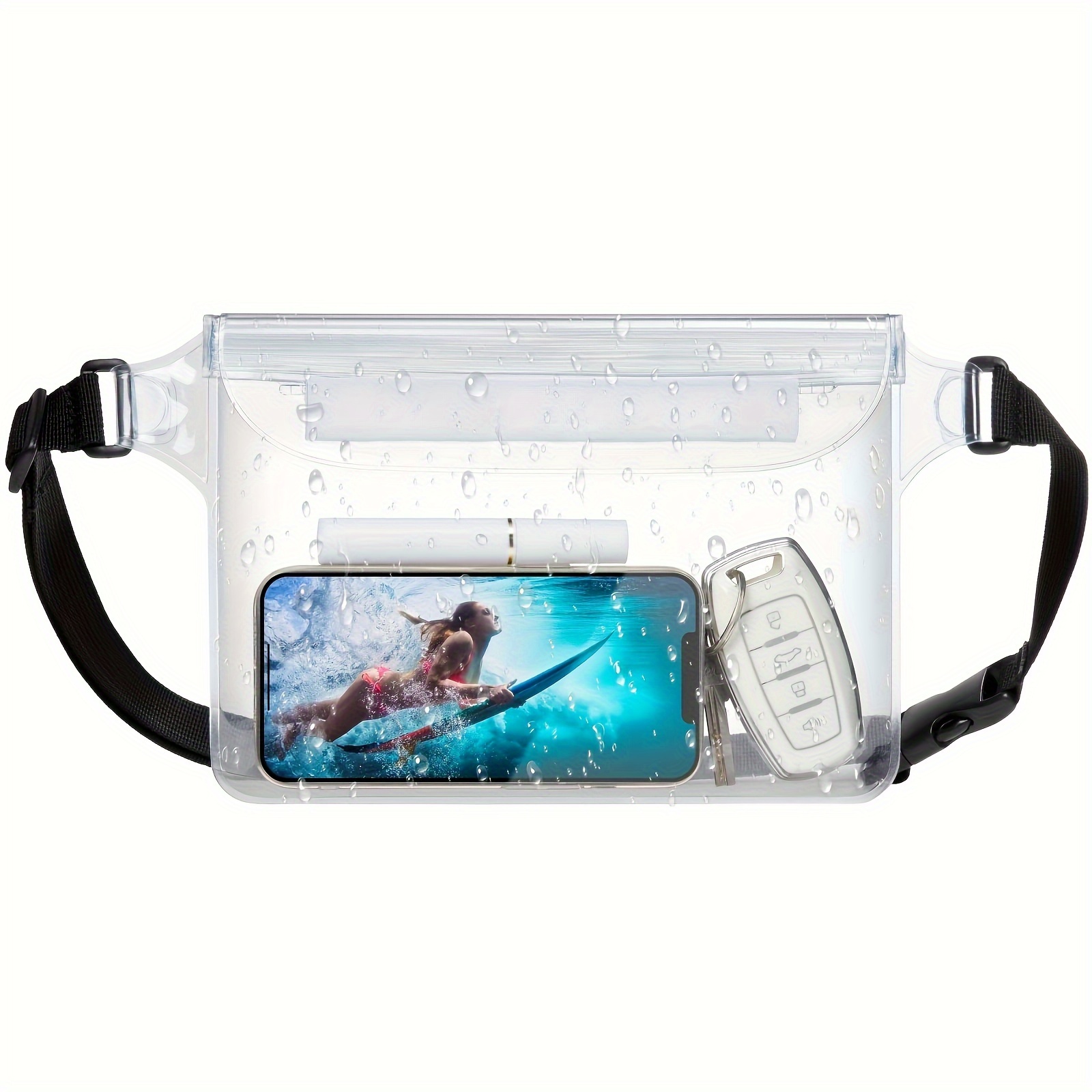 Waterproof Mobile Phone Storage Bag - Fully Submersible and Safe for Swimming, Rafting, and Diving - Ultimate Protection Against Water and Humidity for Your Phone