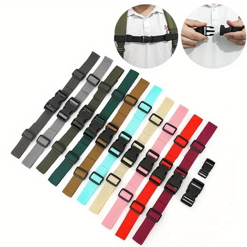 1pc Backpack And Chest Bag Strap, Adjustable Shoulder Strap For Bag, Outdoor Camping Straps, Backpack Accessories