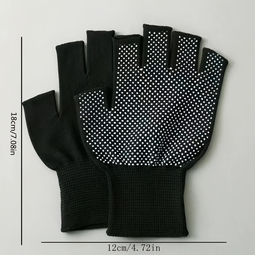 ProFlex Sports Gloves - Ultra-Breathable, Non-Slip, Half-Finger Design for Enhanced Control and Dexterity - Ideal for Cycling, Hiking, Fishing, and Driving Adventures