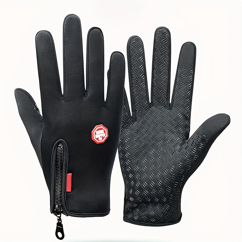 All-Weather Defender - Touchscreen Winter Gloves with Enhanced Waterproof Thermal Tech for Unbeatable Warmth and Wind Protection Local warehouse