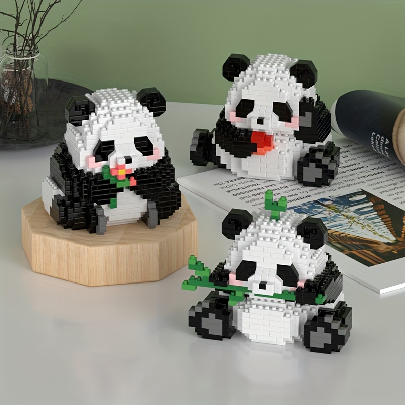 Creative Panda Building Blocks - 2-in-1 Play & Learn Set, Perfect Gift for Birthdays and Holidays