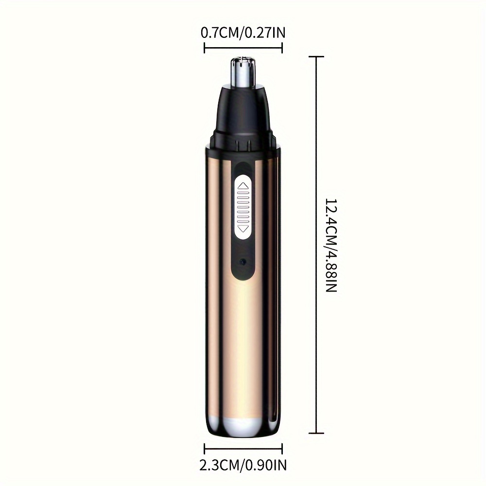 V-Vimika 4V Rechargeable Stainless Steel Electric Nose and Ear Hair Trimmer with Eyebrow Shaver - Quiet Mute Motor, USB Charging, Lithium Battery, Easy to Use for Men and Women - Perfect Fathers Day GiftV-Vimika 4V Rechargeable Stainless Steel Electric No