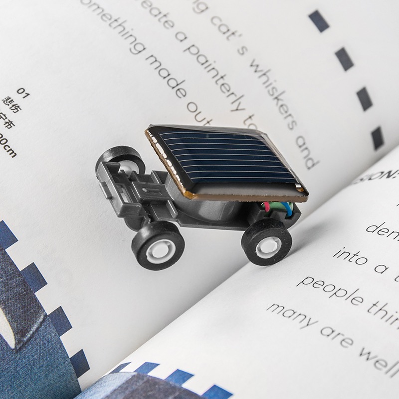 Baikn Educational Solar-Powered Mini Toy Car - Perfect Gift For Who Love To Learn And Have Fun, Christmas And Halloween Gift, Thanksgiving Gift