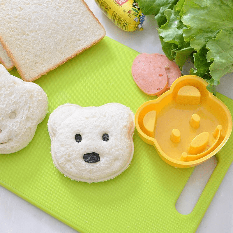 Baiku Make Cute Bear-Shaped Sandwiches Easily With This DIY Tool! Easter Gift