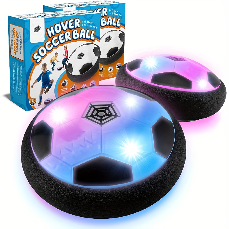 Hover Football Ball Fun Anti-collision Floating Football Toy With LED Light And Soft Bumper For Outdoor Games And Parent-child Interaction, Toy Gift (batteries Not Included)