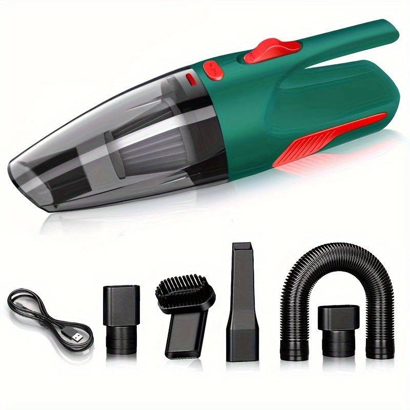 High-Power Wireless Car Vacuum Cleaner - Effortless Cleaning for Home & Car - USB Rechargeable, Mini Handheld Design