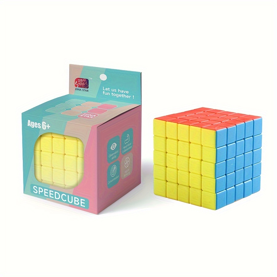 Beginner's Smooth Magic Cube: Solid Color, Skill-Enhancing Educational Toy - Perfect for Christmas & Thanksgiving Gifts