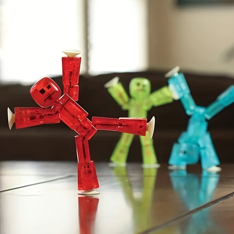 Creative Fun Little Man Toys, Stress Relief Jigsaw Suction Figures, Novelty Toys, Perfect For Family Interaction, Cheapest Items, Perfect For Holiday/Christmas Gifts