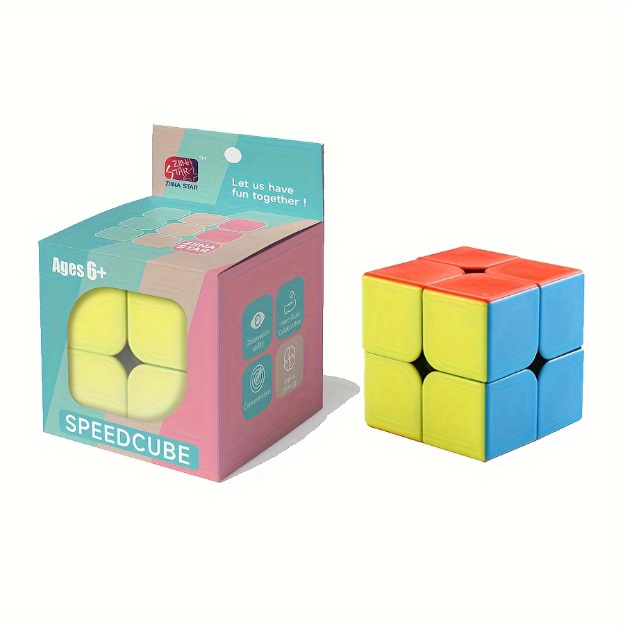 Beginner's Smooth Magic Cube: Solid Color, Skill-Enhancing Educational Toy - Perfect for Christmas & Thanksgiving Gifts