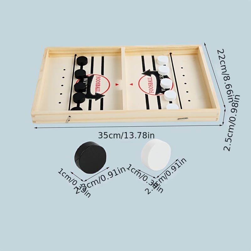 Super Winner Slingshot Board Game - Fast-Paced Action-Packed Table Hockey Game for Adults - Perfect Party Game for Christmas, Halloween, Thanksgiving, and Gaming Enthusiasts