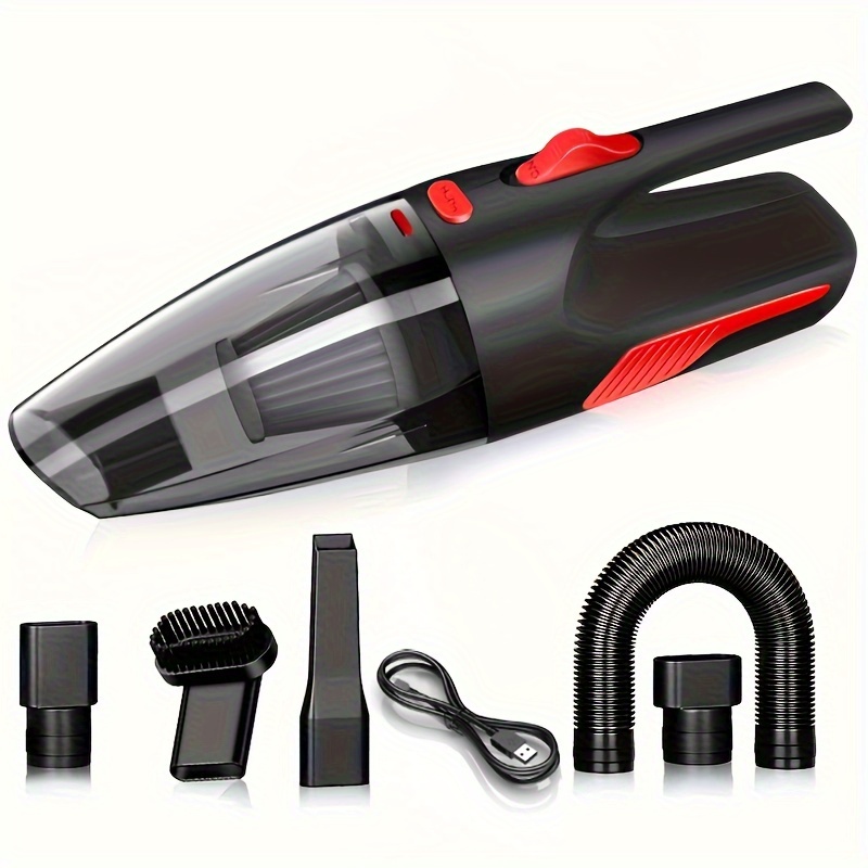 High-Power Wireless Car Vacuum Cleaner - Effortless Cleaning for Home & Car - USB Rechargeable, Mini Handheld Design