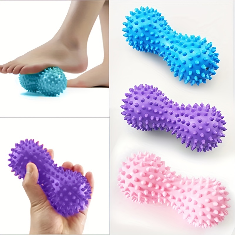 1pc Double-Sided Massage Ball - Relieves Deep Tissue Back Pain, Enhances Yoga and Fitness Performance, Promotes Muscle Relaxation and Recovery - Ideal for Self-Myofascial Release, Trigger Point Therapy, and Post-Workout Massage