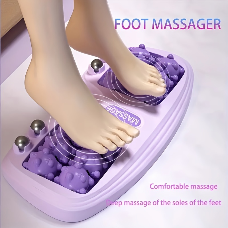 1pc Foot Massage Board - Ergonomic Design for Yoga Fitness, Muscle Relaxation, and Foot Massage - Durable ABS Material for Long-Lasting Use