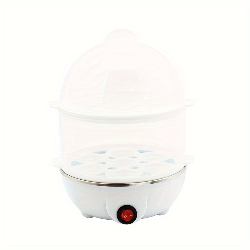 Double Egg Poacher, Multi-function Automatic Power Off Egg Steamer, Home Nutrition Breakfast Machine, Kitchen Utensils