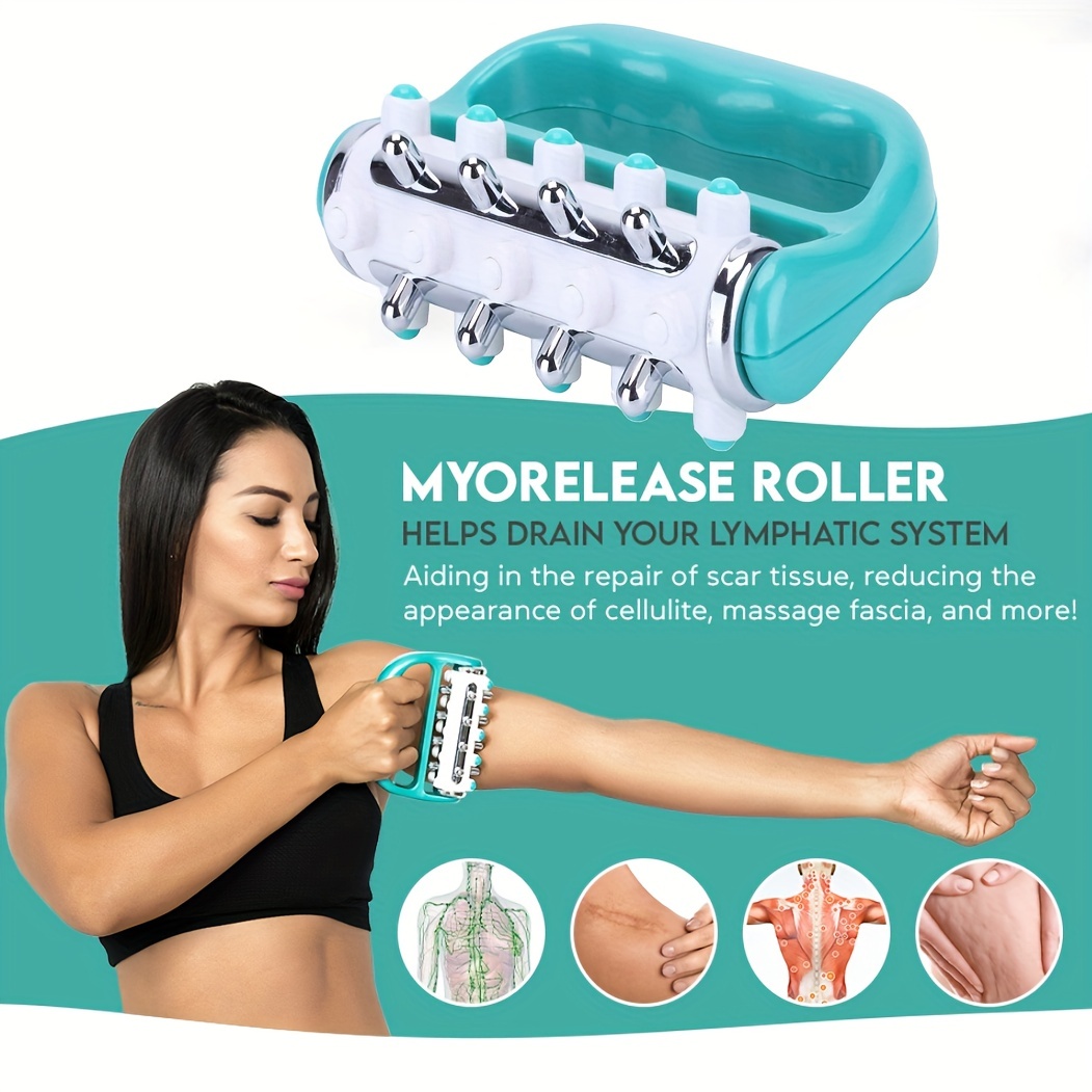 Relieve Cellulite, Trigger Point Pain & Muscle Tension With This Mini Myofascial Release Tool - Perfect For Men & Women!