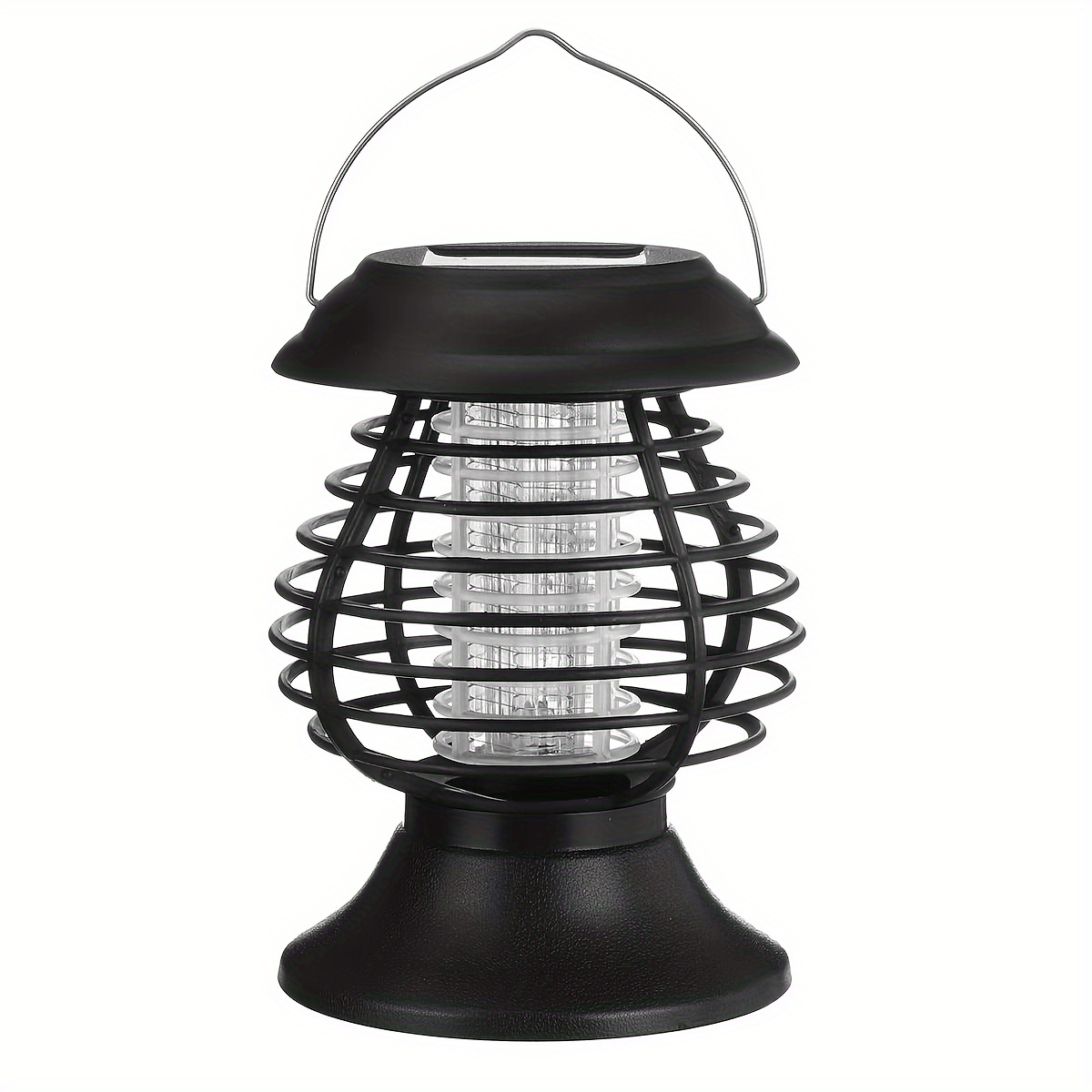 1pc Solar Powered Mosquito Trap Plus - Cordless, Waterproof, Portable, Non-Toxic Insect Killer with Nickel Battery - Perfect for Indoor/Outdoor Pest Control, Apartment Essentials, Household Gadgets, Backyard, Camping, and Travel