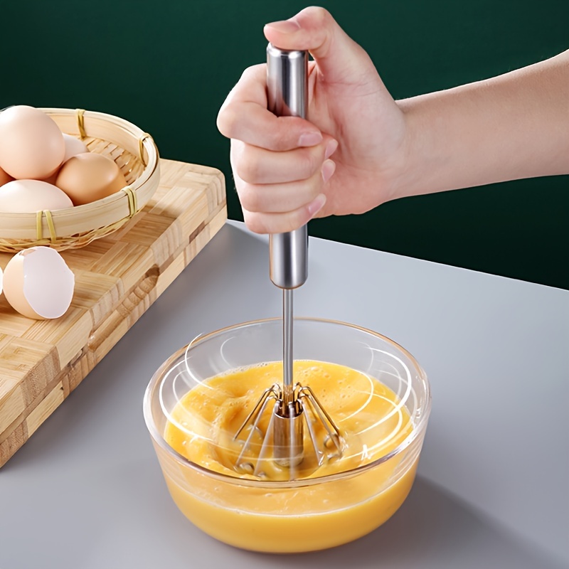 1pc Portable Hand-Held Mixer - Effortless Operation for Quick Mixing of Cream, Eggs & More - Ideal for Baking and Cooking Adventures of Bakers & Food Lovers