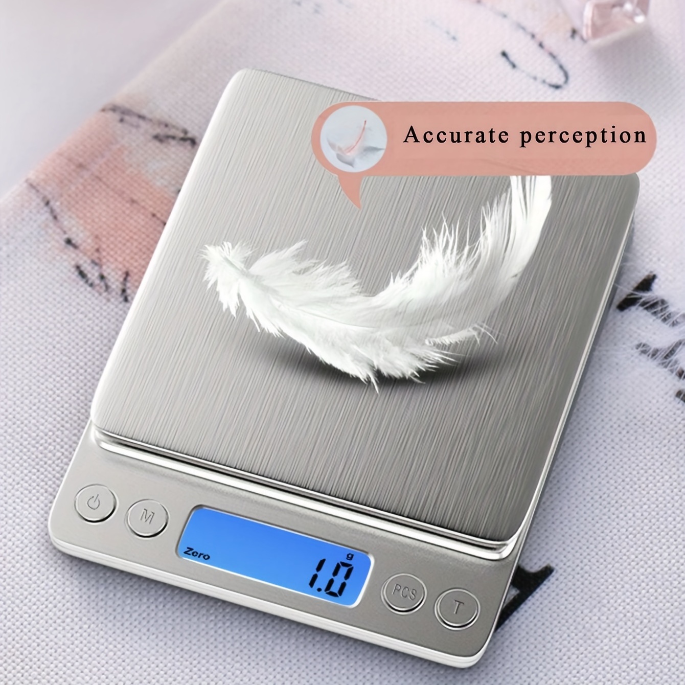 1pc High-Precision Digital Food Scale - Easy-to-Read Display, Lightweight - Perfect for Cooking, College Dorms, Back to School