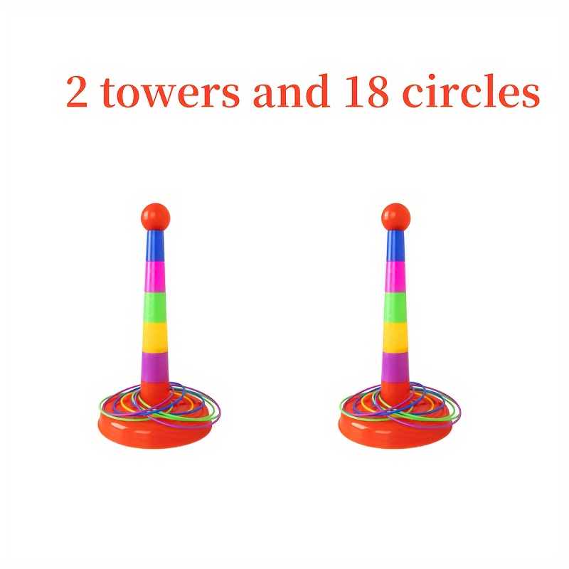 2 Sets, Ring Toss Game Toy, Indoor Outdoor Game, Holiday Supplies, Family Interactive Game Suitable For Party Gathering