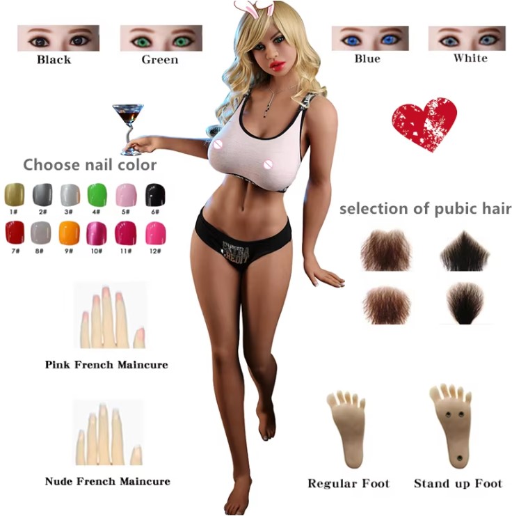 158cm Real Silicone Sex Dolls Robot Japanese Anime Love Doll Realistic Toys Life for Men Full Big Breast Sexy Vagina Adult